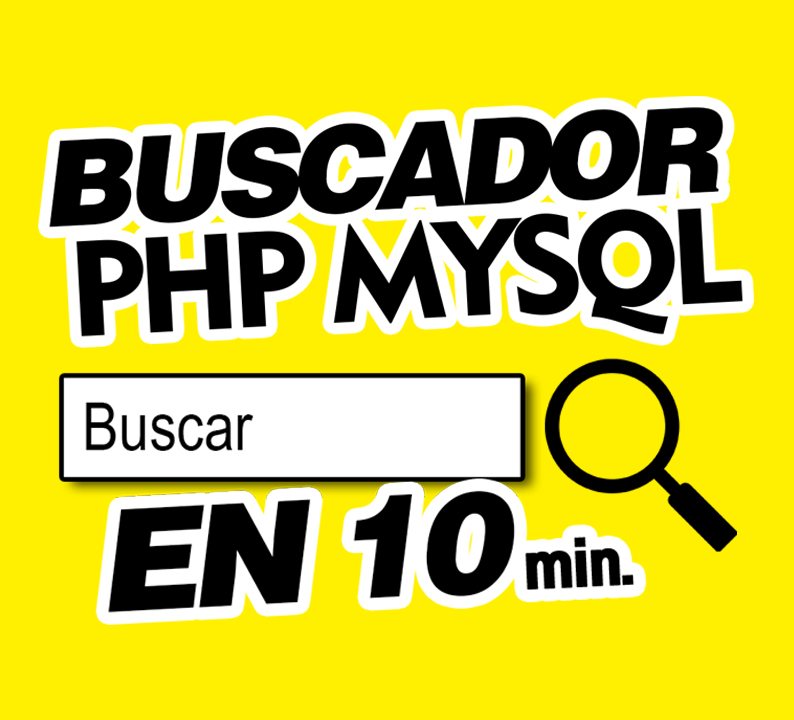 Buscador php mysql avanzado en 10 minutos Español
