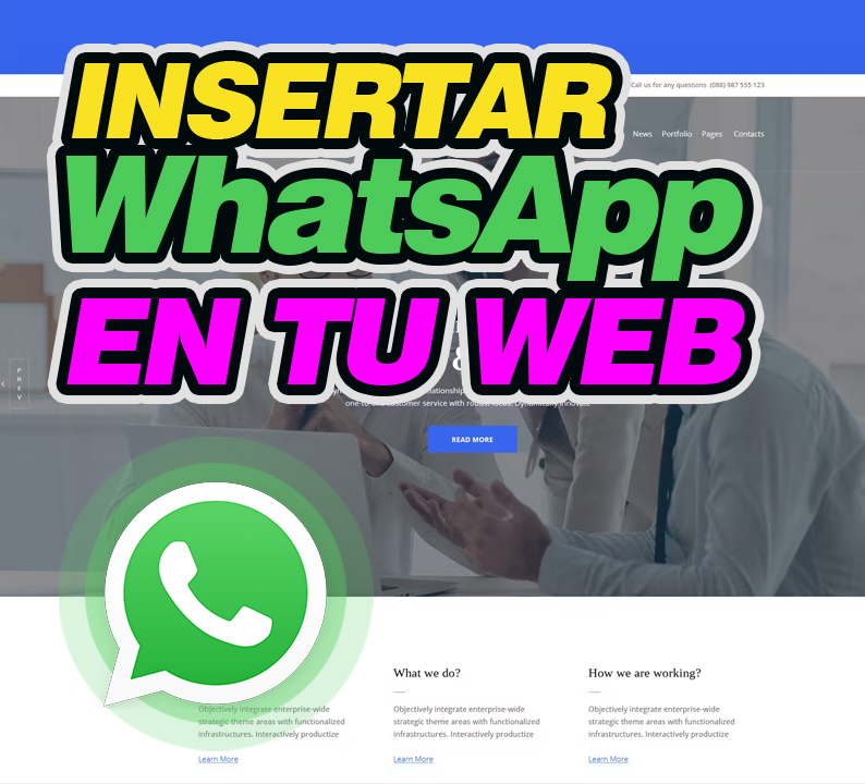 Cómo insertar un botón de WhatsApp en tu sitio web