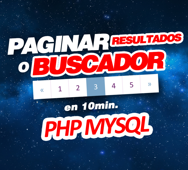 PaginaciÃ³n con PHP y MYSQL